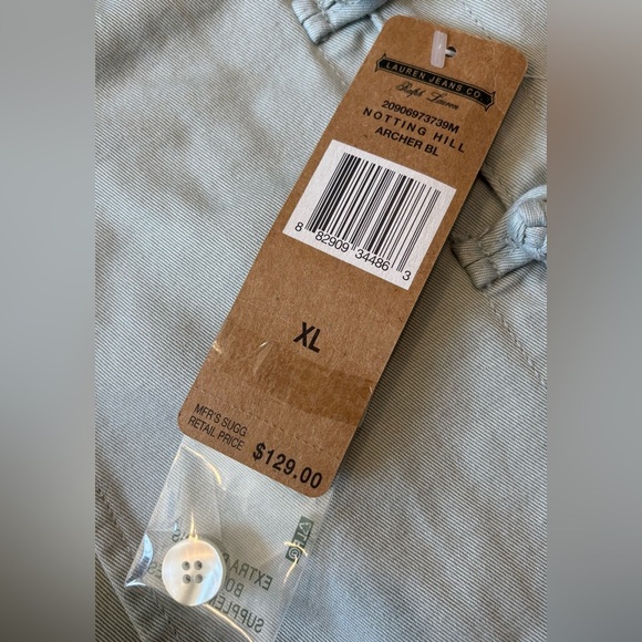 NWT Ralph Lauren The Lauren Jean Co Notting Hill Archer Blazer, Size XL - Picture 8 of 10